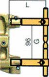 Комплект плеч с возд. охл.L=235мм,D=18мм - TECNA 5003