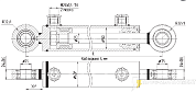 Гидроцилиндр МС50/25х210-3(4).11(425)