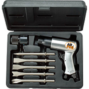 Молоток зубильный пневматический с комплектом зубил SA7100K в кейсе