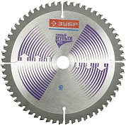 Диск пильный по алюминию, ламинату, ДСП, пластику ЗУБР "Точный мультирез", 36907-185-30-60, серия "Эксперт"