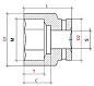 Головка ударная искробезопасная PNG-108-29AlCu